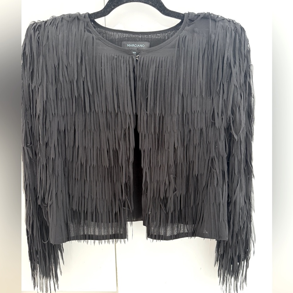 Marciano Black Fringe Jacket